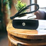 世界に1つ！イニシャル刻印無料 ハンドメイド栃木レザー IQOS3ケース アイコス3レザーケース 黒ブラック  