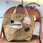 tuttifun＊Tuttifunロゴ入り茶色のバック