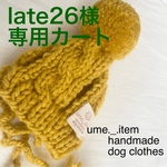 late26様　専用カート