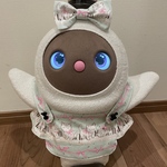 ラボット服　ネコピアノ柄♡グリーン