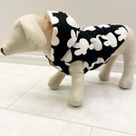 【　受注商品　】　リバーシブル中綿ベスト　ウサギ