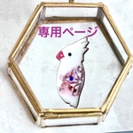 七宝焼　♡オカメインコインコ⭐︎ブローチ　専用ページ