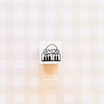 963hanko ミニラバースタンプ: ピアノ