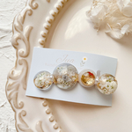 ナチュラルお花𖤣𖥧𖥣｡レジンヘアクリップ     ラウンドアーチ     レジン   