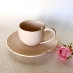 P様　専用です。淡いピンクのコーヒーカップ　no,396
