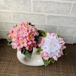 ちりめんつまみ細工ミニ花（桜🌸）