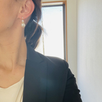 【卒業.入学.結婚式.お呼ばれ.大人フォーマル】揺れるパールピアス