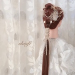ポニーテールリング★金箔ヘア✨水引✨ヘッドドレス★結婚式★卒業式★ヘアアクセサリー★蝶★成人式
