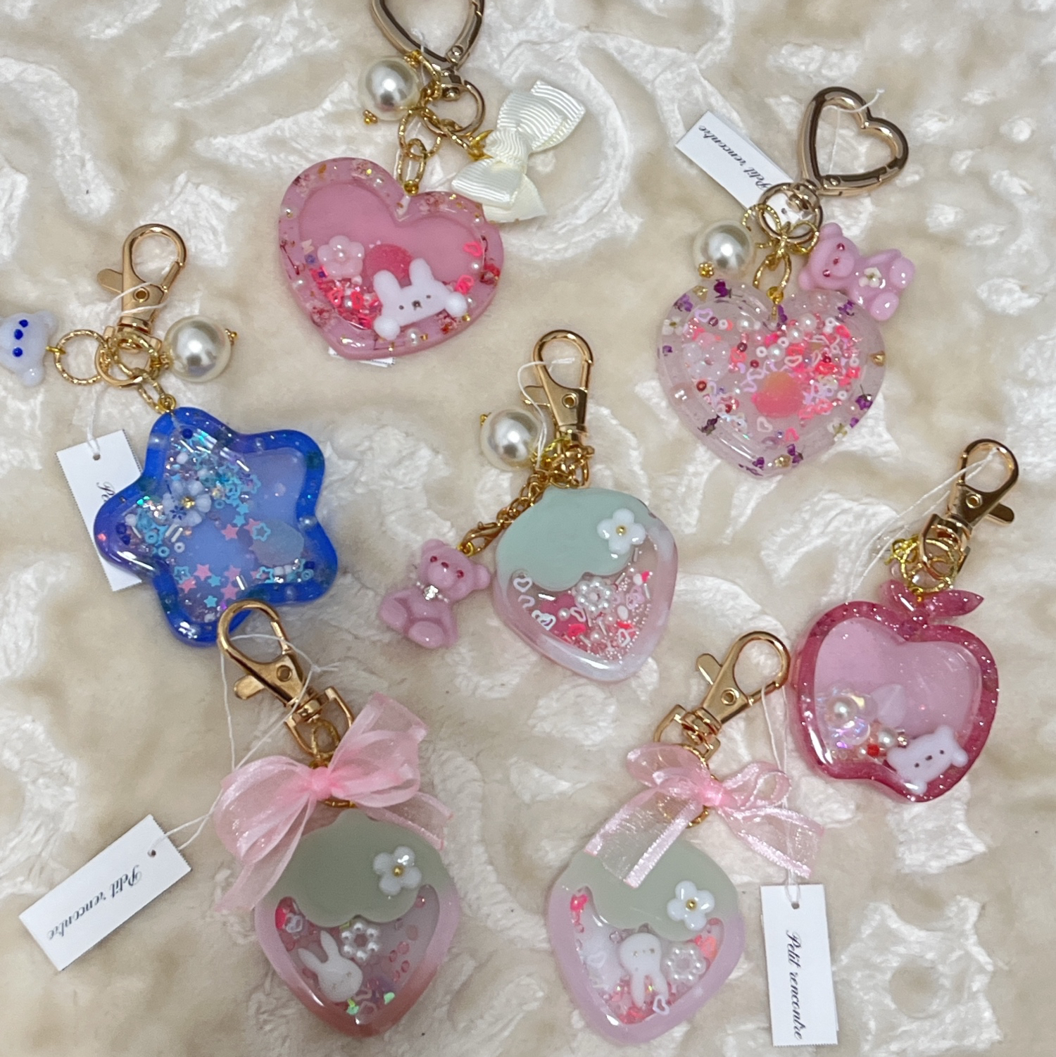 𓊆再販𓊇ひょっこりしろくまちゃんの🐻‍❄️りんご🍎の