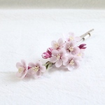 布花   桜ブローチ　612