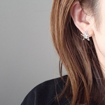 *☆star☆* 大人の星アクセサリー  / ピアス / clear silver /
