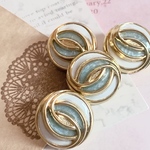 【21mm 2個】オリジナルボタン ◆882◆ アンティーク ヴィンテージ レトロボタン