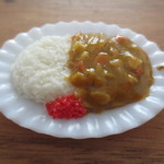 ☆デカッ！ザ・大盛りチキンカレーのキーホルダー！☆