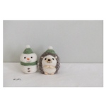 ハリネズミさんと雪だるま