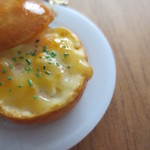 ☆あつあつ！チキンマカロニグラタンパンのキーホルダー☆