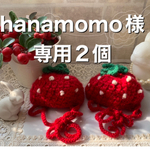 hanamomo様専用　犬の帽子🍓いちごちゃん
