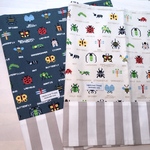 🐞昆虫ドット絵  大きめランチマット  給食マット ランチョンマット