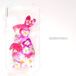 ＊2023うさぎ押し花スマホケース＊