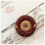 Casual Aran 〜Coup de Coeur〜ビーズ刺繍ブローチ