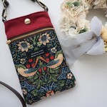 【いちご🍓様専用】ウィリアムモリスいちご泥棒スマホショルダー(紐なし)