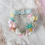 ちいさなリースブローチ