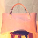 牛革 ピンク レザーバッグ トートバッグ