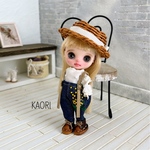 プチブライス　アウトフィット　ミモザの3点セット　ハンドメイド　服