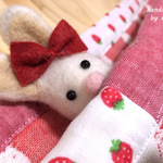 🍓　6重ガーゼハーフケット　🍓