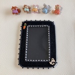 トレカケース　トレカケースデコ　うさぎ🐰　ビーズ刺繍