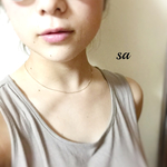 再販！！シンプル★大人華奢ネックレス