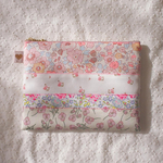 リバティ　パッチワーク　20cmファスナー　ポーチ🌸🌼