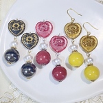 【Valentine market】💖ハートキャンディーピアス☃️🍬