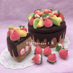 🍒フルーツ飾りのチョコケーキA-19