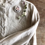 刺繍ブローチ