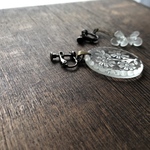 1950sドイツvintage flower アシンメトリーearring