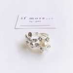 w flower ring ⌘ シルバーリング 指輪 リング  シルバー925 フラワーリング