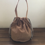 丸底巾着バッグ