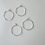 wave big hoop earring