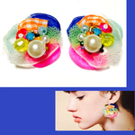 ふわくしゅピアス