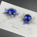 紫陽花 アシンメトリー ピアス イヤリング