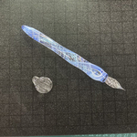 【一点限定 ブルースノー ステンドグラス ダイクロ ガラスペン】