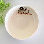 文鳥のシンプルボウル【直径13.7cm】