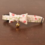 庭先のマーガレット🌼【蝶ネクタイ】＊猫(&小型犬)首輪