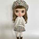 blythe outfit うさぎ刺繍のお洋服セット