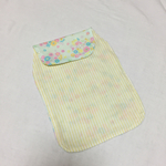 小花とちょうちょとボーダーの汗取りパット