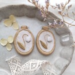 すずらんの刺繍枠