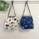 お弁当入れ巾着◆男の子◆働く車