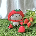 うさぎ すんっ うさまろ ぬいぐるみ いちご 