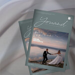 m0210b055248様確定28冊［カラー変更OK］結婚式のプロフィールブック！《雑誌風》［design番号7］（席次表付プロフィールブック）