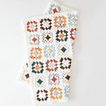 膝掛けサイズ[M]おもちのクロシェケット Crochet blanket 05/ クロシェ